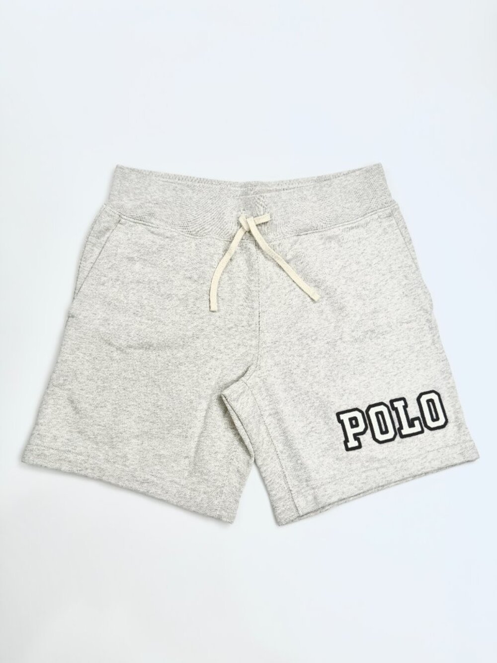 NWT POLO RALPH LAUREN 7.5-INCH POLO VINTAGE LOGO SPELLOUT FLEECE SHORTS